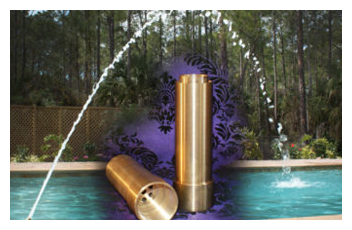 Solid Brass Column Jets for Fountains